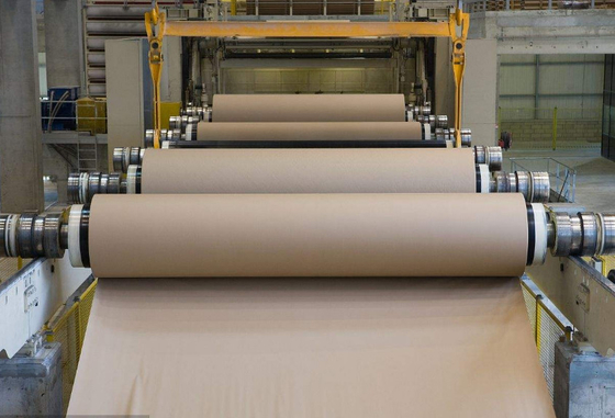 Производственная линия машины бумажный делать Testliner цилиндра двойной слой