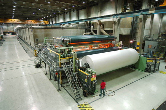Производственная линия цилиндра машины делать гофрированной бумаги Testliner двойной слой