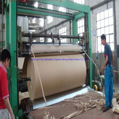 Автоматическая линия по производству картонной kraft бумаги 2500 мм модель 120 тонн в день