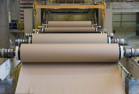Секционное машинное оборудование бумажный делать 120gsm 1600mm Kraft