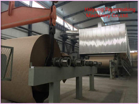 Машины для изготовления бумаги из крафта 100 м/мин 3400 мм 50 т/день для флютинга