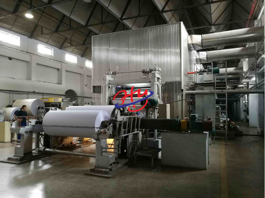 Автоматическая печатая высокая эффективность 50T машинного оборудования 3200mm делать бумаги A4