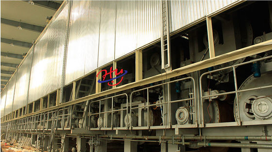 Древесная целлюлоза гофрированная Kraft Paper Machine 40T/D Картонная линия производства 180м/мин