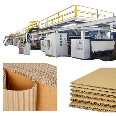 Автоматическая рифленая производственная линия 100m/min Paperboard